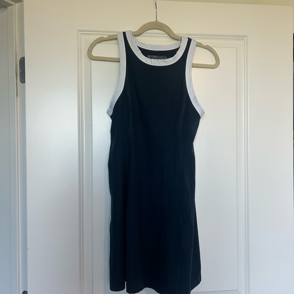 Navy and White Active Dress by Beyond Yoga